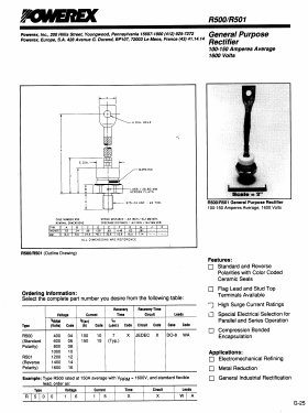 R5000615XXWA Datasheet PDF Powerex