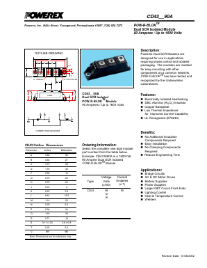 CD431690A Datasheet PDF Powerex