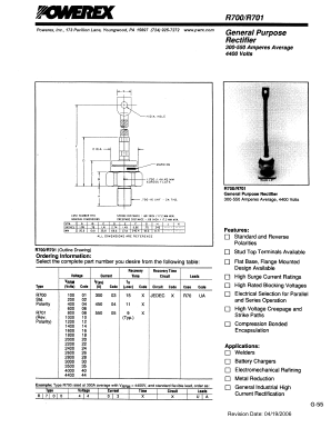 R7000103XXUA Datasheet PDF Powerex