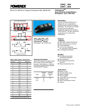 CD471290A Datasheet PDF Powerex
