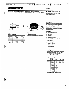 TD204036 Datasheet PDF Powerex