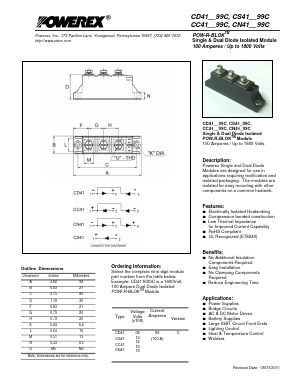 CS411499C Datasheet PDF Powerex