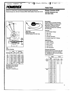 T6200720 Datasheet PDF Powerex