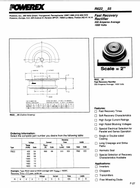 R622-55 Datasheet PDF Powerex
