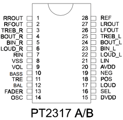 PT2317B Datasheet PDF Princeton Technology