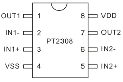 PT2308 Datasheet PDF Princeton Technology