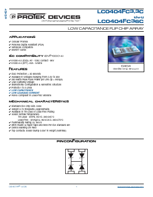 LC0404FC12C Datasheet PDF ProTek Devices.