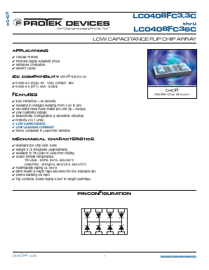 LC0408FC15C Datasheet PDF ProTek Devices.
