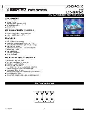 LC0408FC12C-LF-T75-1 Datasheet PDF ProTek Devices.