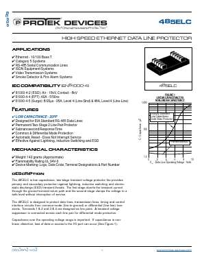 485ELC Datasheet PDF ProTek Devices.