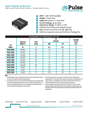 PA4345.102NLT Datasheet PDF Pulse Electronics