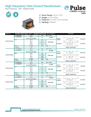 PA4470.004NL Datasheet PDF Pulse Electronics