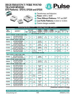 PA0769NL Datasheet PDF Pulse Electronics