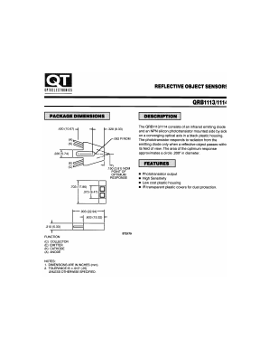 QRB1113 Datasheet PDF QT Optoelectronics => Fairchildsemi