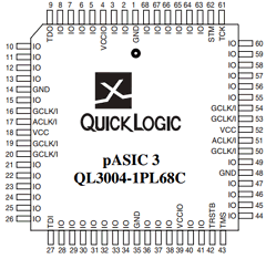 QL3004-4PQ208C Datasheet PDF QuickLogic Corporation