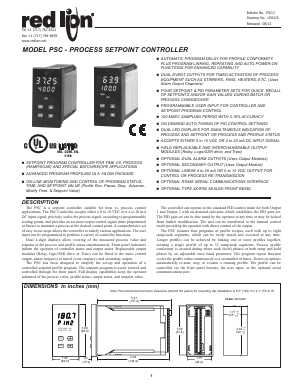 PSC11005 Datasheet PDF ed Lion Controls. Inc