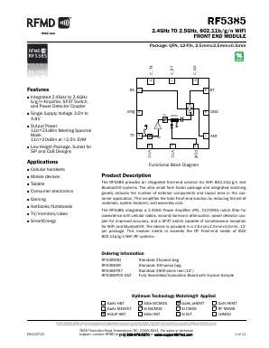RF5385 Datasheet PDF RF Micro Devices