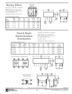F-1203 Datasheet PDF Rhombus Industries Inc.