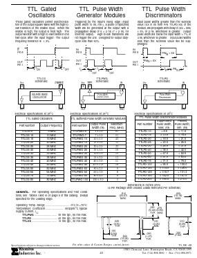 TTLPWG Datasheet PDF Rhombus Industries Inc.