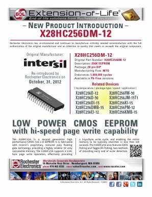 X28HC256SI-90 Datasheet PDF Rochester Electronics
