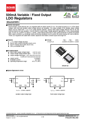 BD33GA5WEFJ-E2 Datasheet PDF ROHM Semiconductor