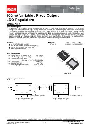BD12IA5WEFJ Datasheet PDF ROHM Semiconductor