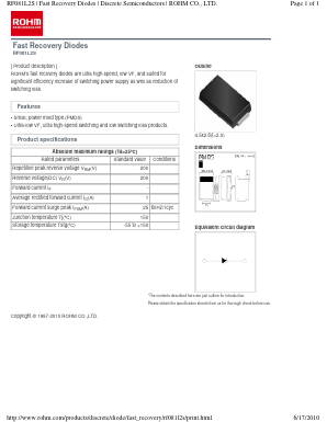 RF081L2S Datasheet PDF ROHM Semiconductor