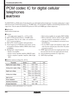 BU8731KV Datasheet PDF ROHM Semiconductor