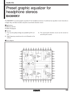BA3840KV Datasheet PDF ROHM Semiconductor
