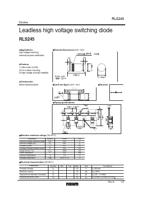 RLS245 Datasheet PDF ROHM Semiconductor
