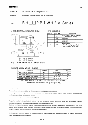 BH12PB1WHFV Datasheet PDF ROHM Semiconductor