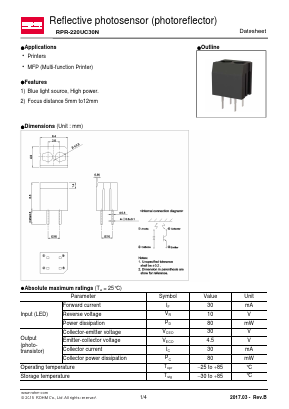 RPR-220UC30N Datasheet PDF ROHM Semiconductor