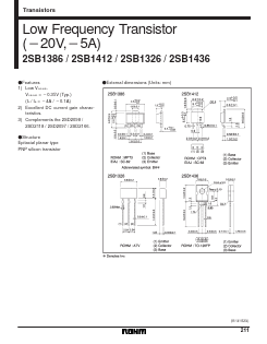 2SB1386T100Q Datasheet PDF ROHM Semiconductor