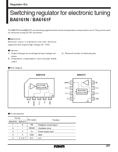 BA6161 Datasheet PDF ROHM Semiconductor