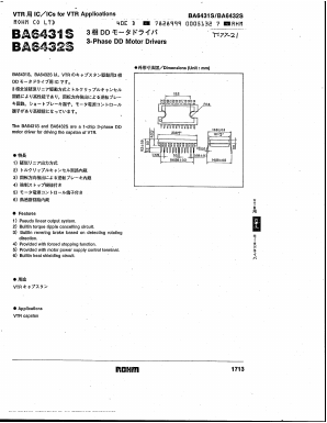 BA6432S Datasheet PDF ROHM Semiconductor