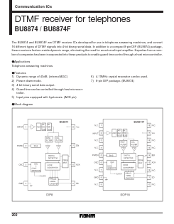 BU8874F Datasheet PDF ROHM Semiconductor