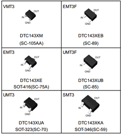 DTC143XMTT2L Datasheet PDF ROHM Semiconductor