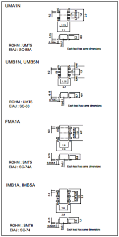 FMA1AT148 Datasheet PDF ROHM Semiconductor