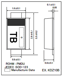 KDZ22B Datasheet PDF ROHM Semiconductor