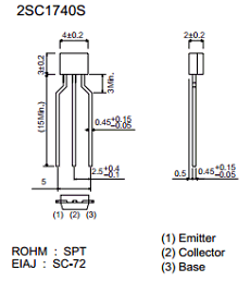 2SC1740S Datasheet PDF ROHM Semiconductor