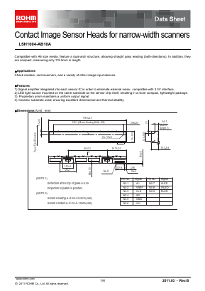 LSH1004-AB10A Datasheet PDF ROHM Semiconductor