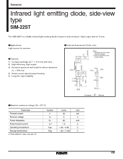 SIM-22ST Datasheet PDF ROHM Semiconductor