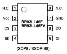 BR93LL46F Datasheet PDF ROHM Semiconductor