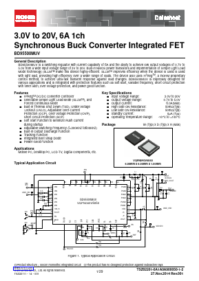 BD95500MUV-E2 Datasheet PDF ROHM Semiconductor