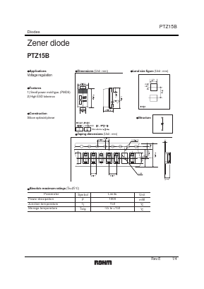 PTZ22B Datasheet PDF ROHM Semiconductor