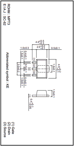 2SK30651000 Datasheet PDF ROHM Semiconductor