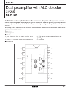 BA3314F Datasheet PDF ROHM Semiconductor