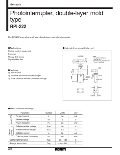RPI-222 Datasheet PDF ROHM Semiconductor