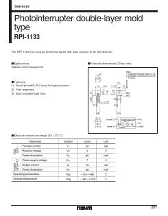 RPI-1133 Datasheet PDF ROHM Semiconductor