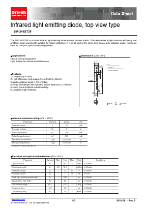 SIR-341ST3F Datasheet PDF ROHM Semiconductor